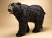 Hansa Ride-On Black Bear Stuffed Plush Animal