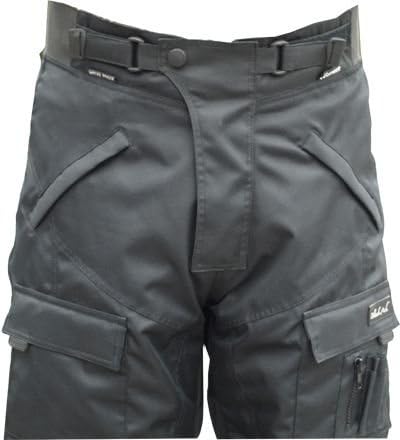 Ash Motorcycle Riding BLACK armoured pants cordura textile SIZE 38 NEW YEAR Special