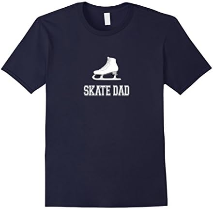 Men's Skate Dad T Shirt for Fathers of Figure Skaters Skating 3XL Navy