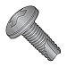 6-32 x 1/2" Type 23 Thread Cutting Screws/Phillips/Pan Head/Steel/Black Zinc (Carton: 10,000 pcs)