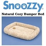 Precision Pet SnooZZy Cozy Natural Colored Bumper Bed for Dogs