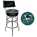 NHL San Jose Sharks Padded Bar Stool with Back