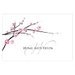 Cherry Blossom Large Rectangular Tag