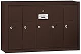 Salsbury Industries 3505ZSP Surface Mounted Vertical Mailbox with Master Commercial Lock, Private Ac