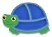 MELISSA & DOUG SCOOTIN TURTLE DIVIDED PLATE