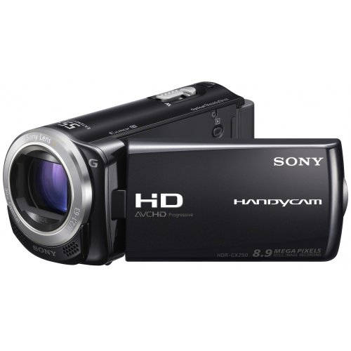 Sony HDR-CX250EB Full-HD Camcorder (7,5 cm (3 Zoll) LCD-Display, 30x opt. Zoom, 8 Megapixel, 29mm Weitwinkel, bildstabilisiert) iAUTO schwarz