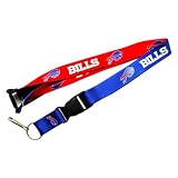 Buffalo Bills Reversible Lanyard Keychain