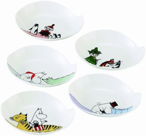 Five pairs Moomin fish bowl (japan import)