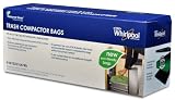 Whirlpool W10351647RB 15-Inch Plastic Compactor Bags, 8-Pack