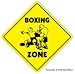 BOXING ZONE - Sign - boxer fighter fight gloves ring