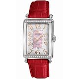 Pink Watch With Diamonds, Gevril Womens Glamour Automatic PInk Diamond Watch