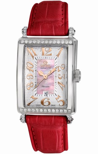 Gevril Women's Glamour Automatic PInk Diamond Watch #6208RT