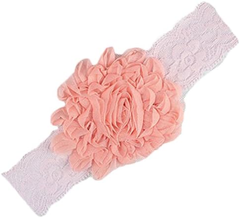 WGNA Baby Girl's lovely Big Flower Photo Prop Hairband Orange