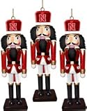 Nebraska Cornhuskers 3pk Nutcracker Ornament