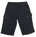 MFH Bermuda, "Neon", zum Krempeln, night 
camo-stonewashed