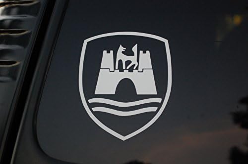 Wolfsburg Vinyl Sticker Decal VW CHOOSE SIZE/COLOR Car Racing Volkswagen Golf Jetta Rally (V110) (4.25" X 3.5", Orange)