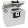 First Alert 2040F Fire and Water Media Chest, 0.14 Cubic Foot, Light Gray
