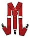 CD Kids Suspender for Boys and Girls, Adjustable Children and Toddler Suspender (Red)
