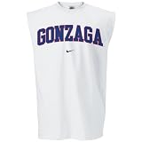 Nike Gonzaga Bulldogs White College Classic Sleeveless T-shirt