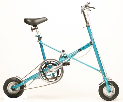 17BICYCLE ミニウォーカー 8インチ折畳み自転車 アクアブルー MN-011