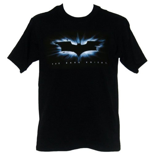Batman The Dark Knight High Impact Burst Logo Mens T-Shirt
