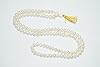 Meditation Mala Beads White Pearls Prayer Yoga Necklace