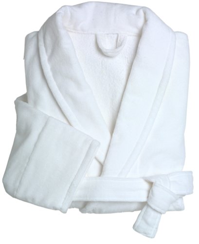 Kitchen: Anatolia 110400054 Terry Velour Bathrobe, Small/Medium
