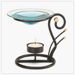 Art Deco Oil Warmer