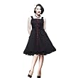 Hell Bunny Kleid GERY 50'S POLKADOT DRESS black/red M
