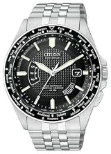 World Perpetual AT Men's Bracelet Black Dial