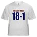 18-1 thats gotta hurt Funny White T-Shirt by CafePress
