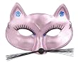 Pink Panther Half Mask with Gemstones