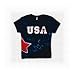 Junior Women's USA Star Tie-Dye T-Shirt