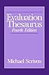 Evaluation Thesaurus