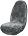 Elegant E 074814K Gray Genuine Sheepskin High Back seat Cover