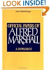 Official Papers of Alfred Marshall: A Supplement