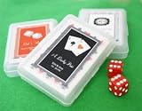 A Lucky Pair Vegas Themed Playing Cards - Baby Shower Gifts & Wedding Favors (Set of 72)