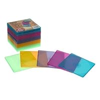 Scotch Slim CD Shades for CDs or DVDs, Assorted Colors, 5 each of Teal, Purple, Hot Pink, Orange, Green (25 CD Shades)