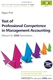 CIMA. Paper P10, Test of professional competence in management accounting