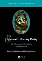 Eighteenth-century Poetry: An Annotated Anthology (Blackwell Annotated Anthologies)