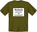 Shirt Zauber Fun T-Shirt - Schule gef?hrdet... - S
