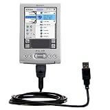 Classic Straight USB Cable for the Sony Clie TJ25 with Power Hot Sync and Charge capabilities - Gomadic Brand w/ TipExchange Technology