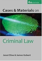 Cases and Materials on Criminal Law