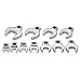 SK 42365 SuperKrome 10 Piece 3/8-Inch Drive Metric Open End Crowfoot Wrench Set
