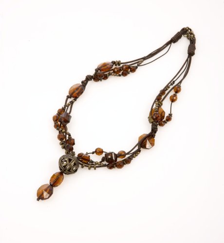 Per Una Ethnic Beaded Pendant