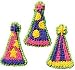 Gourmet Food : Icing Decorations - Party Hats