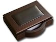 Walnut & Leather Memo Holder
