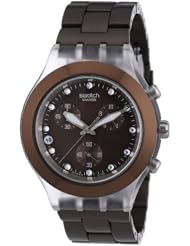 Swatch Irony Diaphane Chrono Full Blooded Earth Watch SVCK4042AG