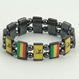 Rasta Magnetic Bracelet - Lion