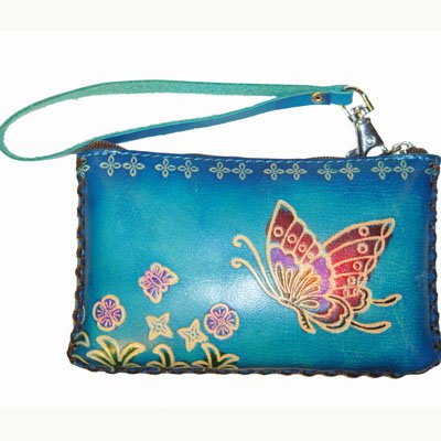 coach wristlets butterfly
